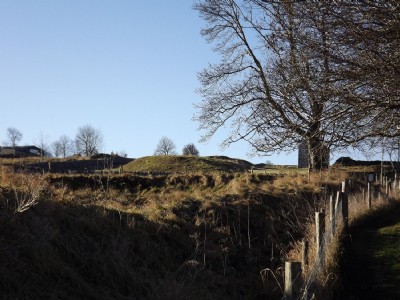 Shaft mounds & Berkley Barn