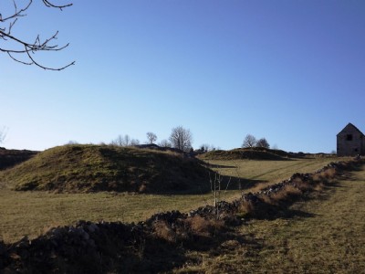 Shaft mounds & Berkley Barn