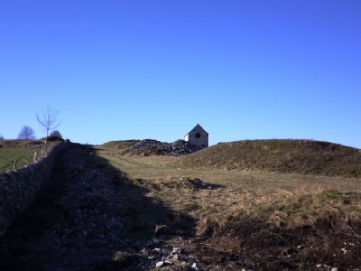 Shaft mounds & Berkley Barn