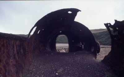 Remains of tank/boiler 1-8-1994