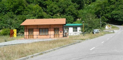 Visitor centre - originally a mine building.