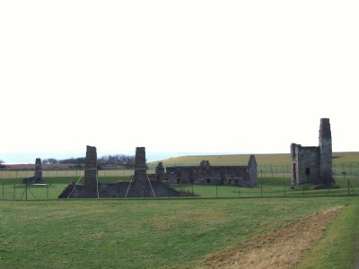 Preston Island 02.02.10 - General View Barracks, Engine Houses, Saltpans.