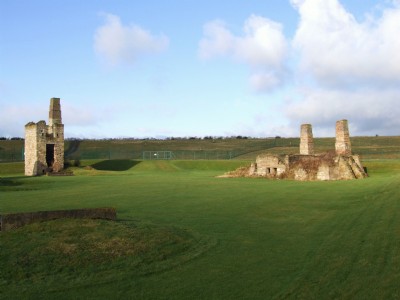 Preston Island 02.02.10 - General View Barracks, Engine Houses, Saltpans.