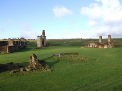 Preston Island 02.02.10 - General View Barracks, Engine Houses, Saltpans.