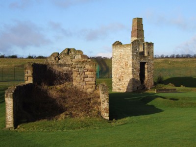 Preston Island 02.02.10 - General View Barracks, Engine Houses, Saltpans.