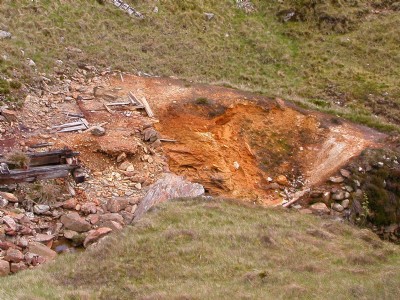Old mill tailings
