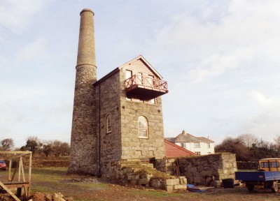 Porthtowan.Scorrier- Wheal Rose whim eng hse.- 12.01.98