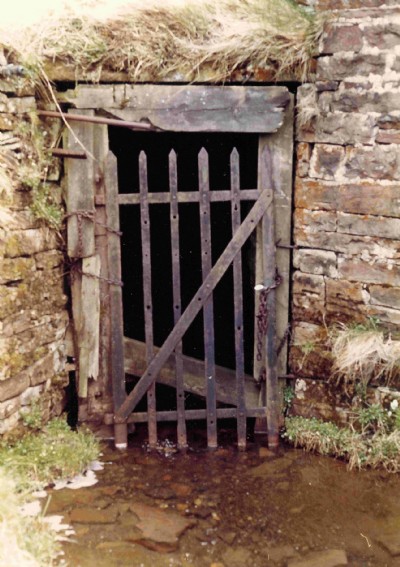 Rampgill entrance gate 1980