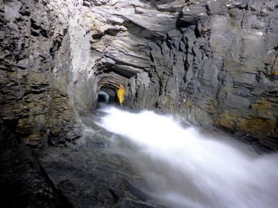 Underground during Storm Desmond