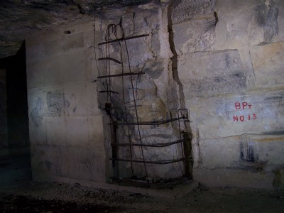 Unfinished wall