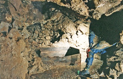 Remains of jigging box, Old Jant Mine