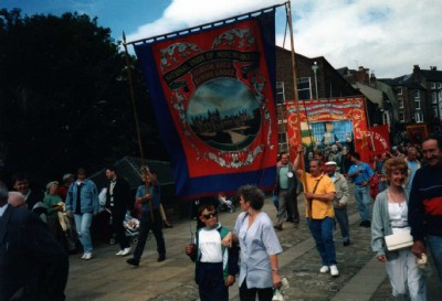ryhope NUM lodge banner
