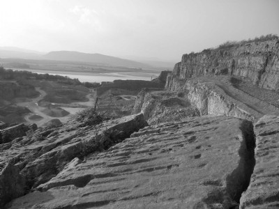 Quarry from above