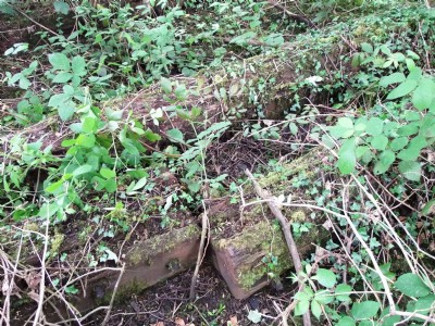 31.05.10 Shipley (Deepfield) Colliery- pump rods cut up on surface...