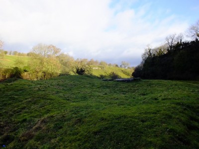Flattish area and shaft