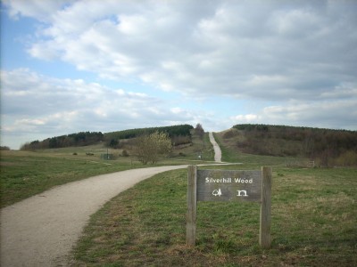 Spoil mound and NE shaft