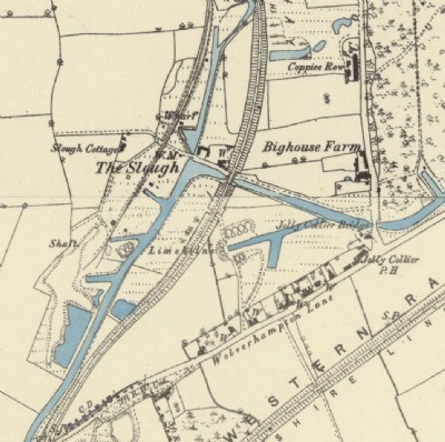 Extract from 1882 OS map