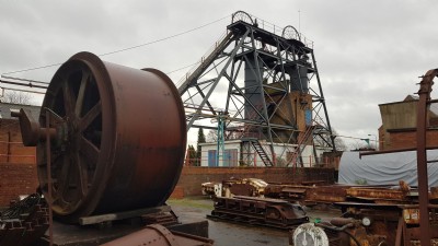 Spare winder in the yard