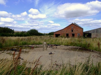 27.08.09 South Skelton - downcast shaft and winder in distance
