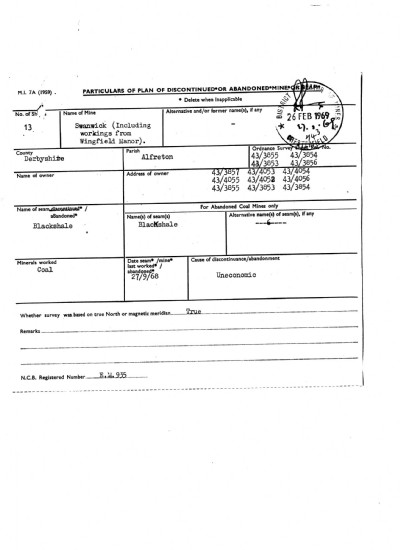 abondenment report
