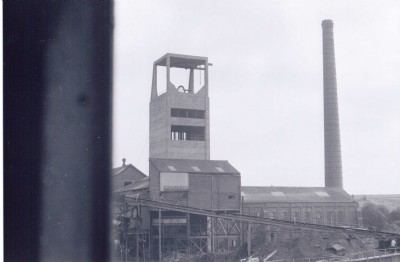 Swanwick New Pit headgear and chimney