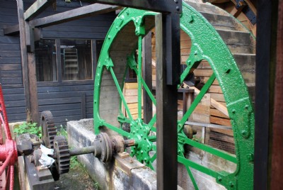 Water wheel driving dipper