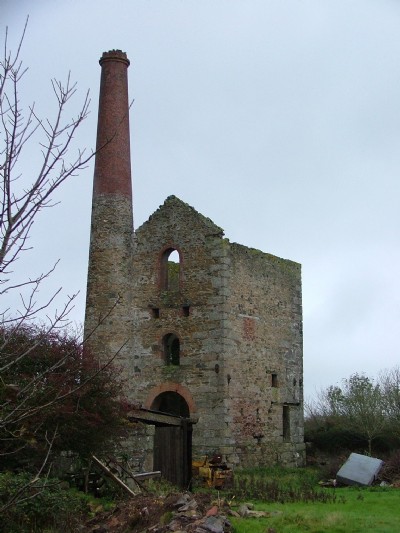 North Treskerby 80 inch pump eng hse at Doctors shaft- 24.10.06
