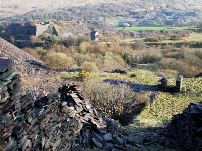 15.04.10 Tal-Y-Sarn Slate Pit- John Robinson incline