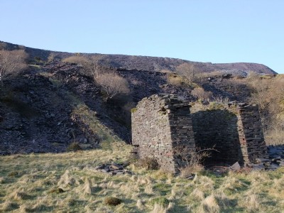 15.04.10 Tal-Y-Sarn Slate Pit- John Robinson incline