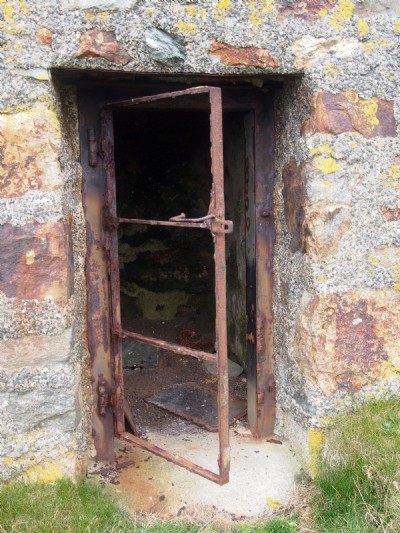 Close up of base of chimney