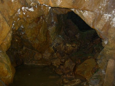 Looking at the entrance from inside
