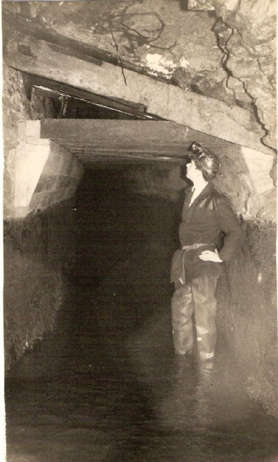 CEGB shoring of tunnel bore, 1965