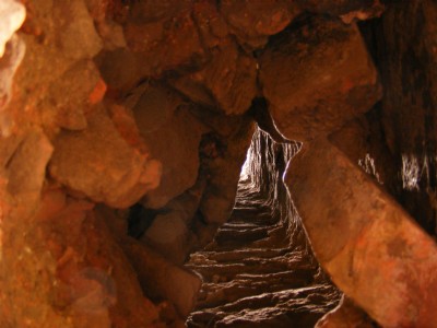 inside chimney