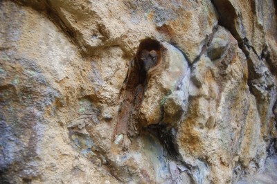 Iron in the quarry
