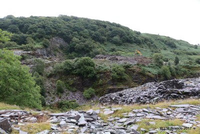 Tyn yr Weirglodd Slate Quarry.