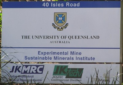 Photographs Of Uq Experimental Mine