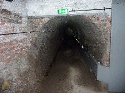 View along the Victoria Tunnel