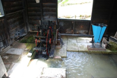 Inside blueing house
