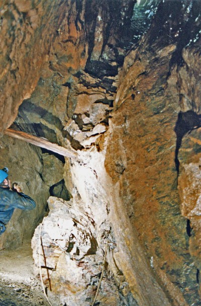 Inside Cargodna Shaft, about 1993