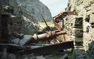 Remains of Winding Engine at top of Incline