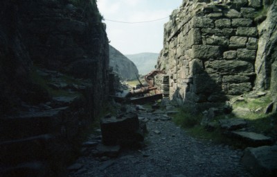 Head of exit incline looking to mills